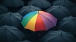 © Randu - Colorful Umbrella Standing Out