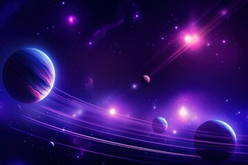 Wall Mural - solar planet backgrounds astronomy universe.