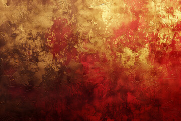 Red and gold texture paint background


