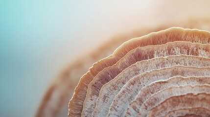 Poster - Close-up of a Mushroom Cap with Earthy Tones