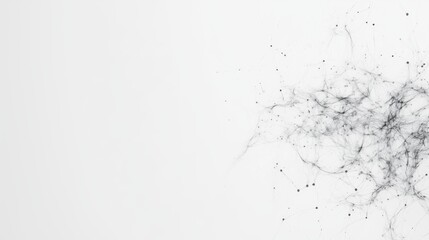 Abstract Network of Lines and Dots