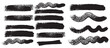 © Pixel Paradise - Collection of vector paint bold brush strokes, hand drawn thick grunge lines and rectangle shapes. Sketchy bold horizontal lines. Black ink brush strokes and banners. Grunge marker highlight underline