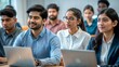 © N7 - Interactive Learning Session – Indian students actively participating in a seminar.
