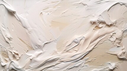 Poster - Creamy Textured Surface with Subtle Smears and Variations