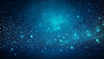 dark blue grunge background adorned with shiny star particles