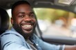 © Rawpixel.com - Mixed race man driving a car adult smile happy.