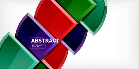 Poster - Triangle circles background. Vector Illustration For Wallpaper, Banner, Background, Card, Book Illustration, landing page