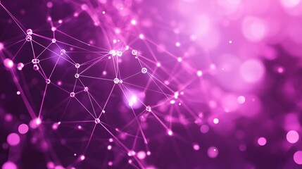 Aufkleber - Illustration of neural pathways and brain cells on a digital hologram, symbolizing neurobiotechnology and brain research with empty space for text