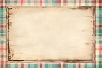 Plaid paper backgrounds frame.