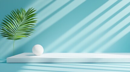 Poster - A minimalist blue texture background that focuses on clean lines and smooth finishes, ideal for contemporary designs, elegant branding, and stylish presentations.