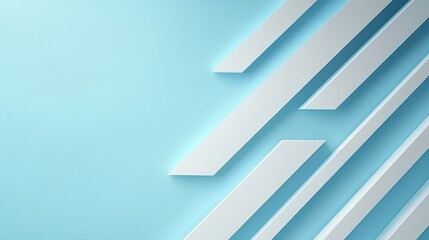 Poster - Abstract blue background with fine diagonal lines, creating a sleek and modern appearance.