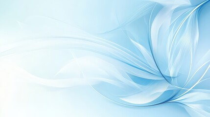 Poster - A minimalist light blue vector background that showcases clean lines and gentle transitions, making it an excellent choice for professional digital applications.