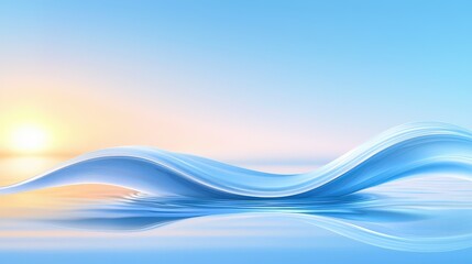 Poster - A textured blue background that evokes a sense of calm and serenity, suitable for wellness-related content, relaxation apps, or tranquil visuals.