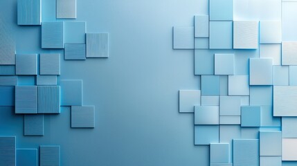 Poster - Abstract light blue industrial background featuring metallic grid textures and rough surfaces, perfect for modern tech-inspired designs.