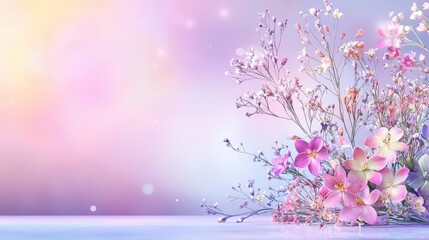 Poster - A cozy warm purple background, blending from rich deep hues to lighter shades with soft, blurred edges, creating a serene look.