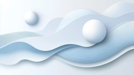 Poster - A minimalist light blue vector background characterized by seamless transitions and crisp lines, making it suitable for tech-oriented graphics, websites, and applications.