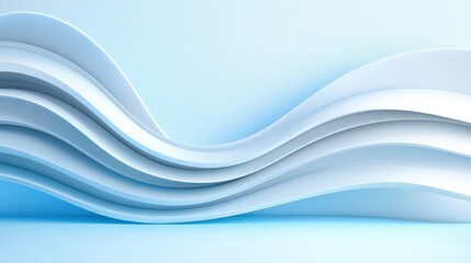Poster - A minimalist light blue vector background showcasing smooth transitions between shades, designed for contemporary digital projects and graphics.