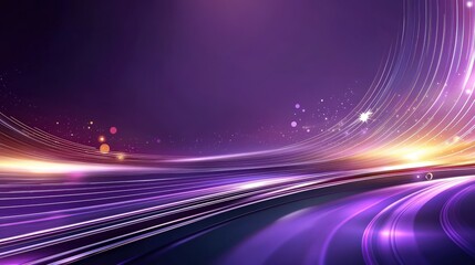 Poster - Abstract purple backdrop with structured grid lines and subtle shadows, creating a modern and layered visual appeal.