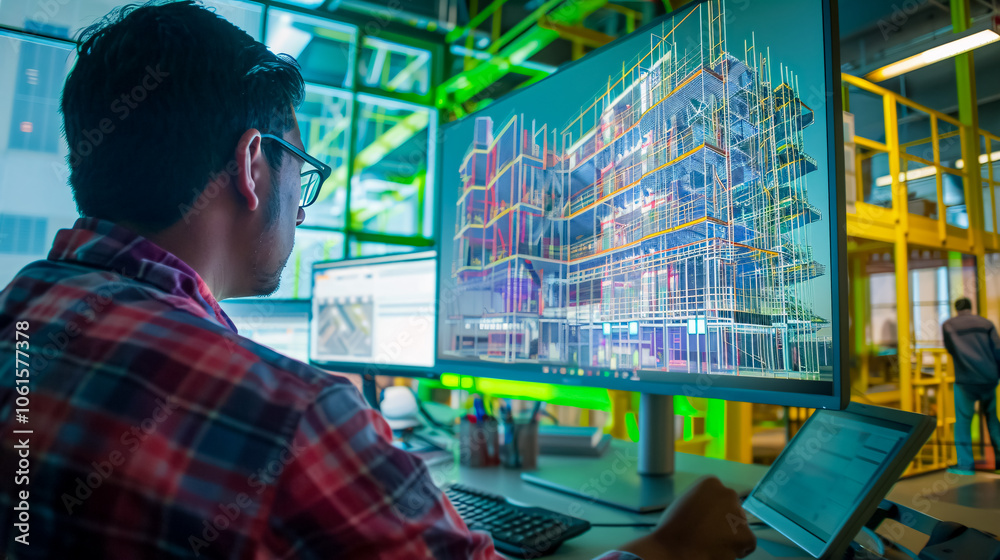 In a virtual construction academy, aspiring engineers and architects ...