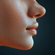 © Pumapala - Close-up profile of a human face showcasing skin texture and features.