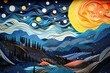 © Rawpixel.com - Starry night painting pattern art.