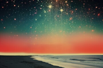 Wall Mural - png beach sky landscape outdoors.