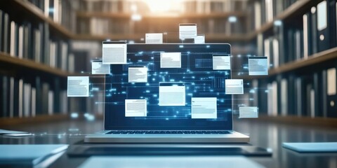 Aufkleber - A high-tech digital documentation interface that enables seamless creation and management of electronic records.