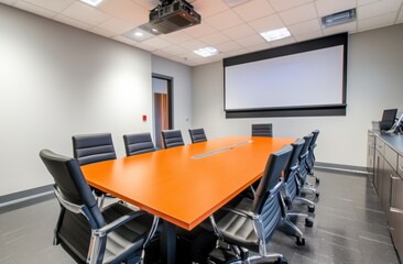 Wall Mural - Conference Room Table.