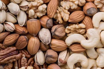 Assorted Nuts in a Beautiful Arrangement