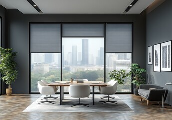 Wall Mural - Modern Office Meeting Room.