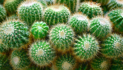 Cactus, Creative background design, focus on the pile of fresh Cactus