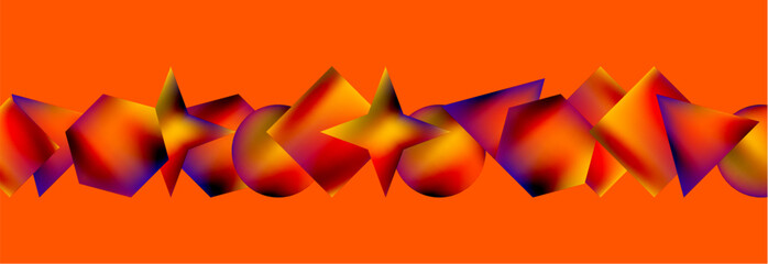Poster - Fluid color geometric shapes abstract background. Vector Illustration For Wallpaper, Banner, Background, Card, Book Illustration, landing page