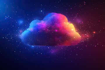 Canvas Print - Cloud computing concept