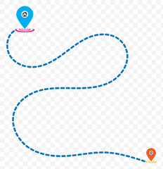 Poster - address icon vector. home location icon vector. EPS 10.