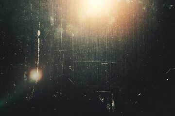 Aufkleber - Abstract textured background with light leaks and scratches.