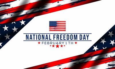  National Freedom Day.   Suitable for banners, flyers, stickers, Card, etc.