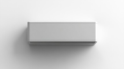 Poster - Minimalist Design of Blank Rectangular Box on Surface