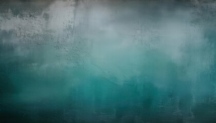Poster - Serene Abstract Aqua and Teal Gradient Background with Misty Cloud Like Texture, Perfect for Calming Visuals, Minimalist Designs, or Nature Inspired Digital Art Projects