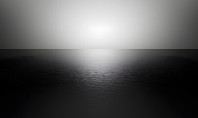 Poster - Black and white smooth gradient background or texture background