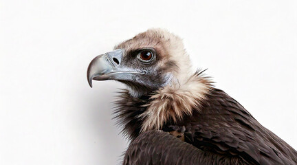Wall Mural - condor isolated on white background studio shot