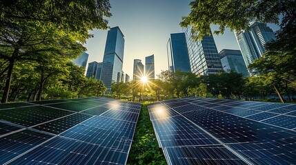 Poster - Urban Sustainability Focused on Solar Energy and Modern Urban Landscapes : Generative AI