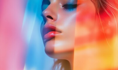 Poster - Exploring the intersection of light and beauty in contemporary portrait photography