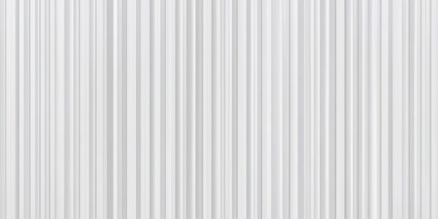Poster - Minimalist White Vertical Stripes Background