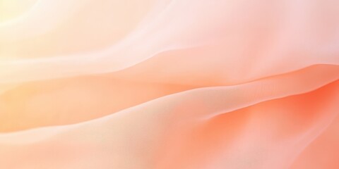 Poster - Soft Peach Fabric Texture Background