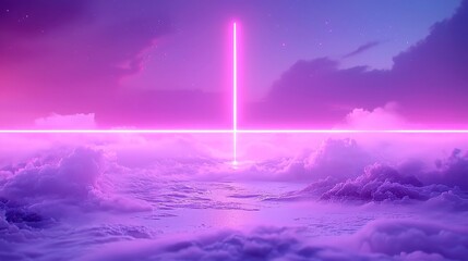 Poster - Futuristic Matte Transitions, sleek and minimalistic 2D graphics for opener animations, featuring smooth transitions and ample free space for creative storytelling.