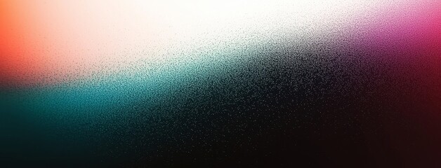 Poster - Abstract noise texture banner poster header backdrop design with green blue white grainy gradient background