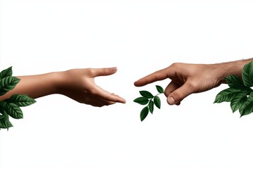 Poster - Minimalist line art of two hands reaching toward each other, capturing the simple and hopeful gesture of a crush, symbolizing connection and simplicity