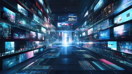 Poster - A comprehensive timeline showcasing video editing software features, emphasizing the evolution of post-production tools and techniques.