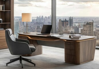 Wall Mural - Modern Office Desk.