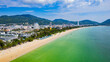 Aerial photograph of Patong Beach view of Phuket Island, southern Thailand, Asia